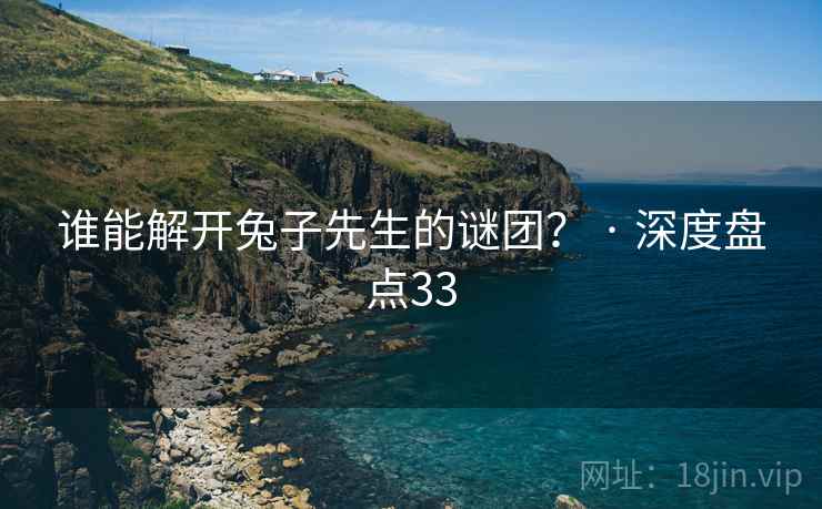 谁能解开兔子先生的谜团？ · 深度盘点33